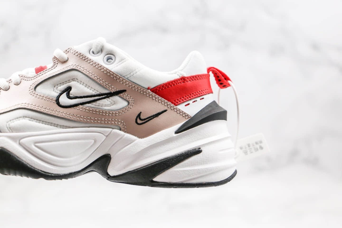 耐克Nike Air Monarch the M2K Tekno纯原版本复古老爹鞋M2K豆沙粉色原盒原标区别市面通货版本 货号：AO3108-205