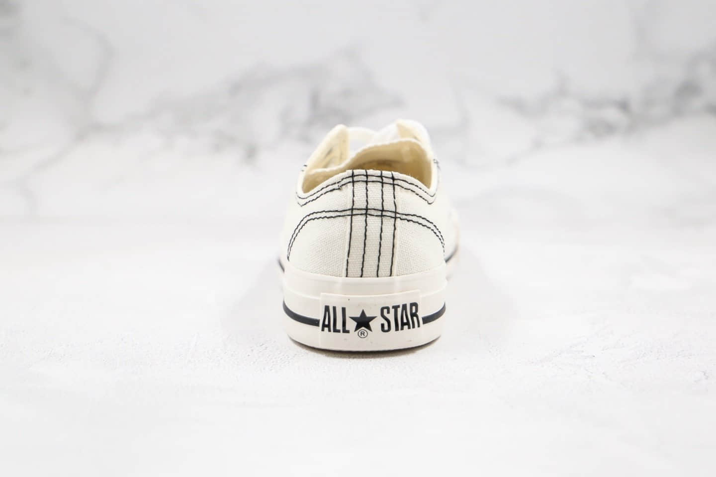 匡威Converse all star stltchlnng hi公司级版本低帮黑白色车缝线日本全明星限定款原盒原标