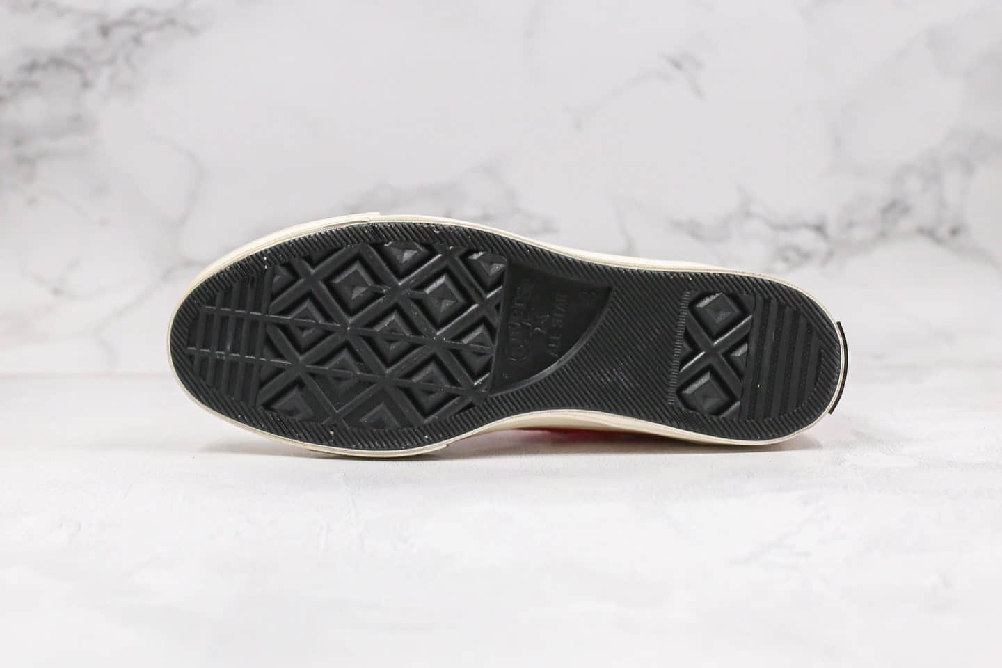 匡威Converse Chuck 70s公司级版本高帮黑标拼接黑白拼色豹纹帆布鞋原厂硫化正确PU硅蓝中底 货号：166747C