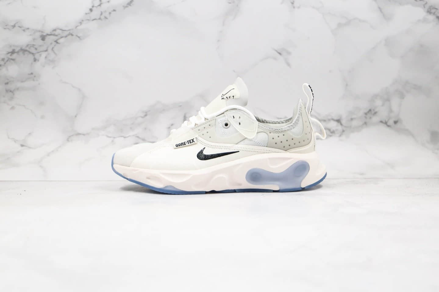 耐克Nike React-Type GTX公司级版本瑞亚N. 354 机能防水系列慢跑鞋白色 货号：BQ4737-001