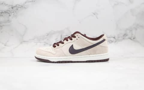 耐克Nike SB Dunk Low “Raygun”公司级版本低帮板鞋米白黑配色完美还原细节 货号：BQ6817-004