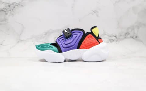 耐克Nike Aqua Rift “Summit White纯原版本分趾鞋二代老爹鞋阿拉蕾紫色原盒配件齐全 货号：BQ4797-400