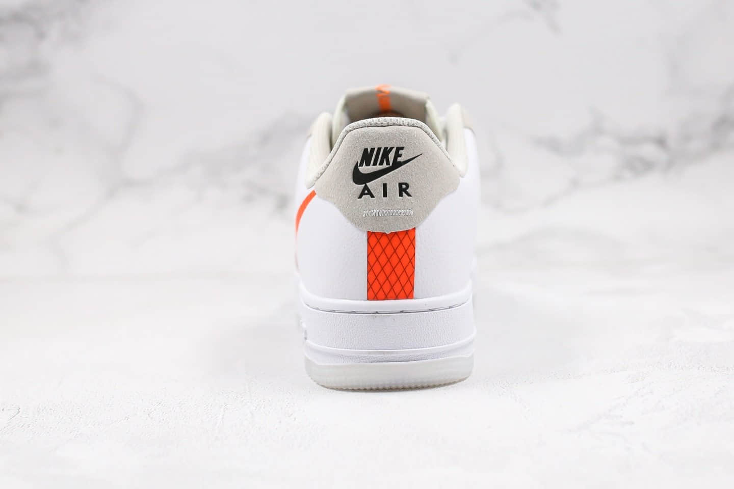 耐克Nike Air Force 1 Low LV8 White Orange纯原版本低帮空军一号白橙大钩子原档案数据开发内置气垫 货号：CD0888-100