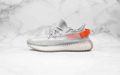 阿迪达斯Adidas Yeezy 350v2 Boost tail Light纯原版本椰子350V2灰橙色车尾灯欧洲限定原厂巴斯夫爆米花大底 货号：FX9017