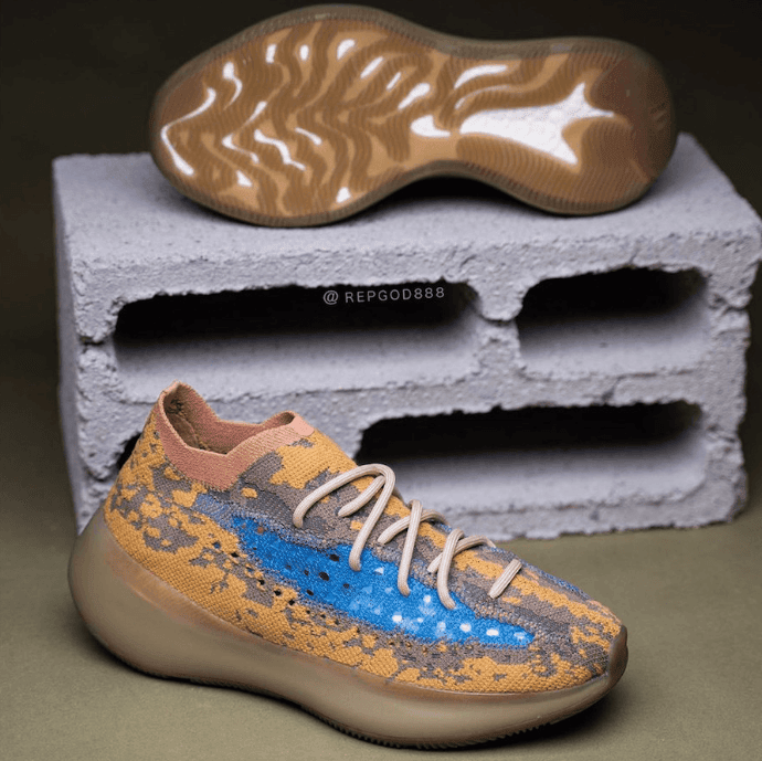 Yeezy Boost 380 “Blue Oat”释出最新实物图！还有满天星版本！