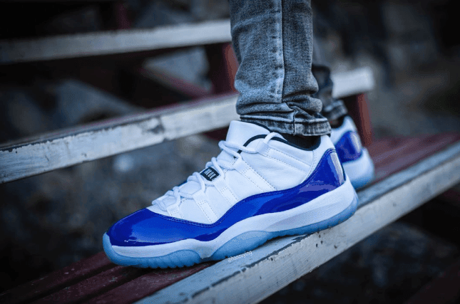 全新AJ11 Low“Concord”上脚图曝光！不一样的“康扣”！ 货号：AH7860-100