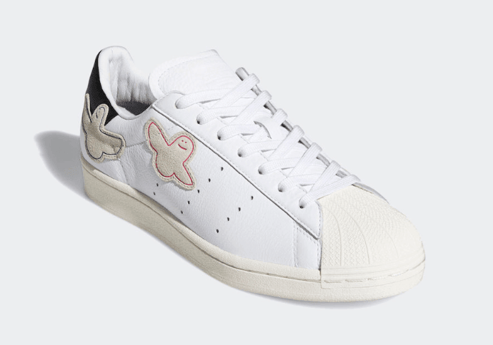 可爱插画图案点缀！Mark Gonzales x adidas贝壳头即将发售！ 货号：FW8029