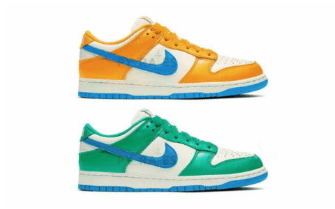 Kasina x Nike Dunk Low联名首度曝光！清爽亮眼！