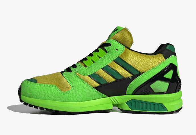 绿到你发慌！atmos x adidas ZX 8000 G-SNK 3联名曝光！