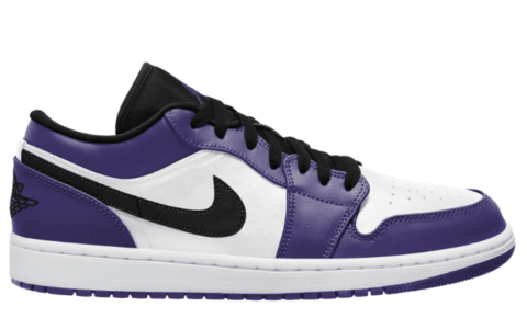 低帮版“紫加哥”！AJ1 Low “Court Purple”即将发售！ 货号：553558-500