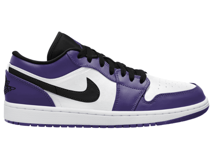 低帮版“紫加哥”！AJ1 Low “Court Purple”即将发售！ 货号：553558-500