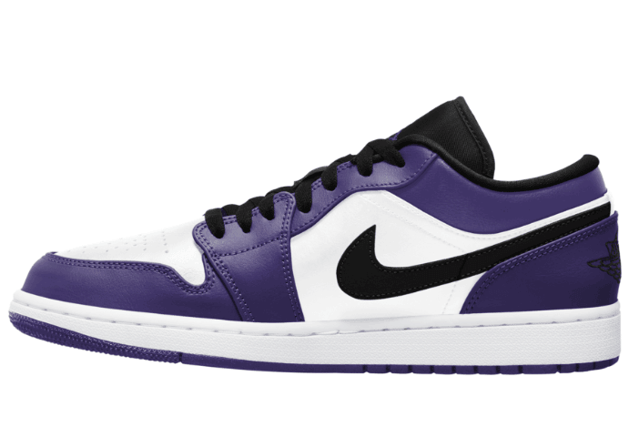 低帮版“紫加哥”！AJ1 Low “Court Purple”即将发售！ 货号：553558-500