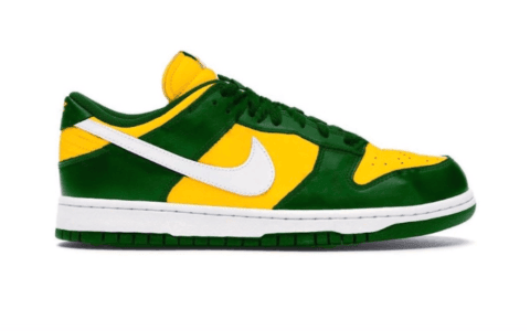 酷似20年前的“巴西”配色！全新Nike Dunk Low SP今夏登场！ 货号：CU1727-700