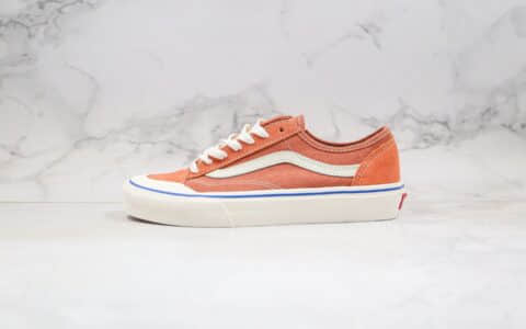 万斯Vans Style 36 Decon SF公司级版本低帮半月包头杀人鲸小脏橘棕色原厂硫化大底原盒原标 货号：VN0A3MVL2282