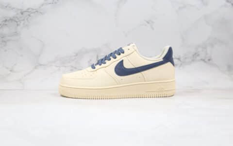 耐克Nike Air Force 1 Low '07纯原版本低帮空军一号米白蓝色3M反光满天星帆布板鞋原楦头纸板打造正确原装灰盒 货号：315122-109