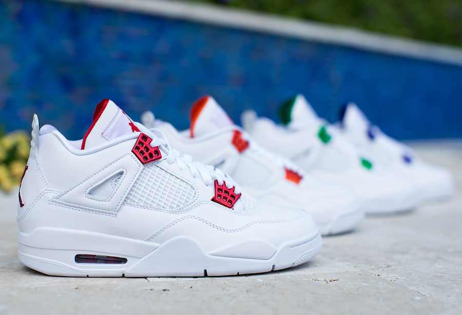 致敬经典！AJ4 Metallic Pack设计灵感曝光！