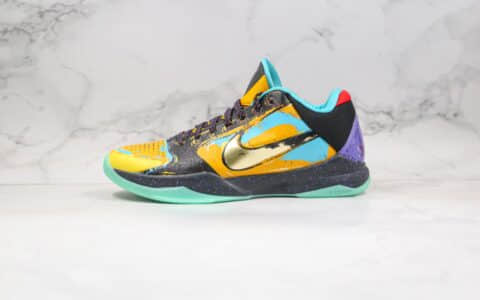 耐克Nike Zoom Kobe 5 Prelude纯原版本科比5代金黄绿色大师之路系列内置碳板气垫支持实战 货号：639691-700