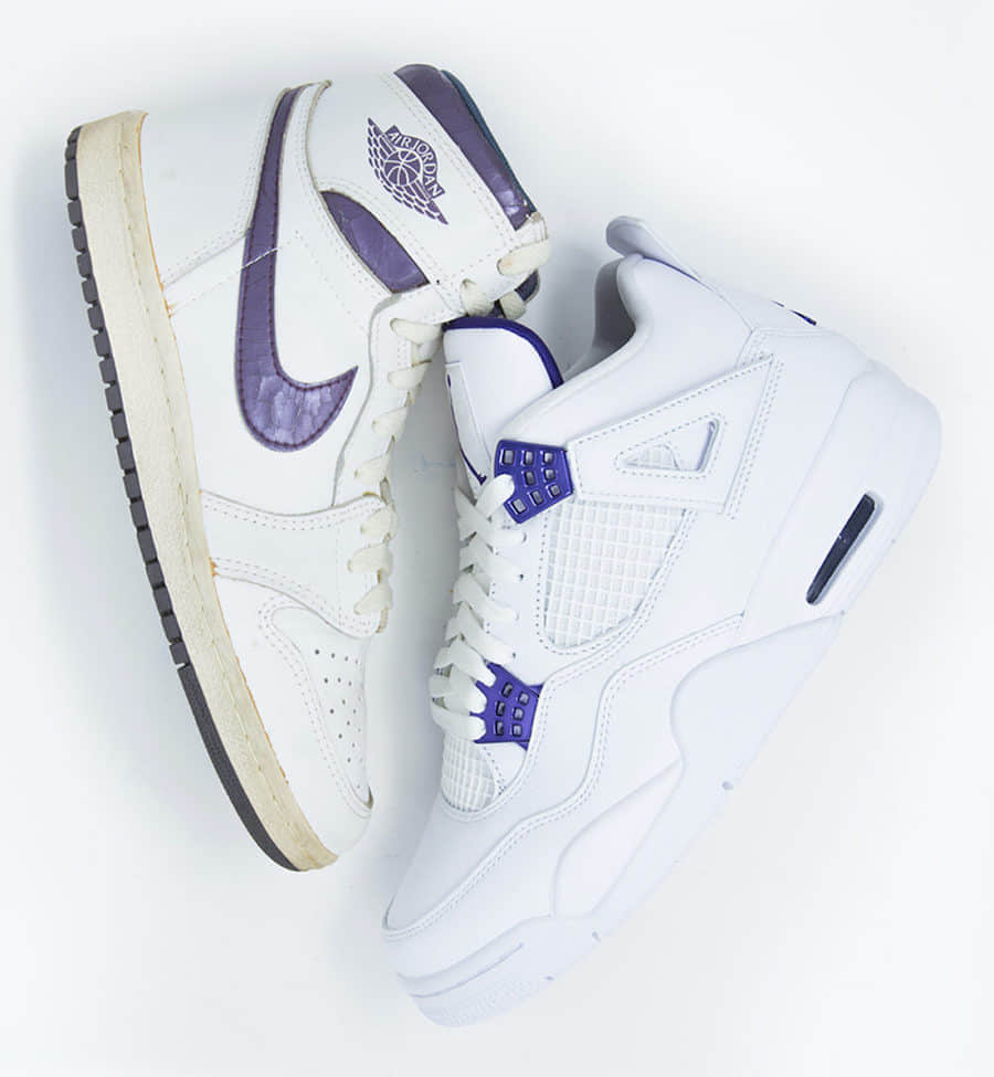致敬经典！AJ4 Metallic Pack设计灵感曝光！