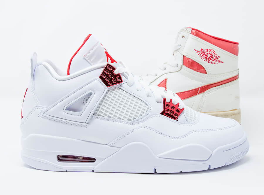致敬经典！AJ4 Metallic Pack设计灵感曝光！