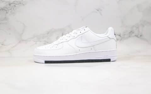 耐克Nike WMNS Air Force 1 '07公司级版本低帮空军一号板鞋白黑色内置全掌气垫原盒原标 货号：AO2409-100