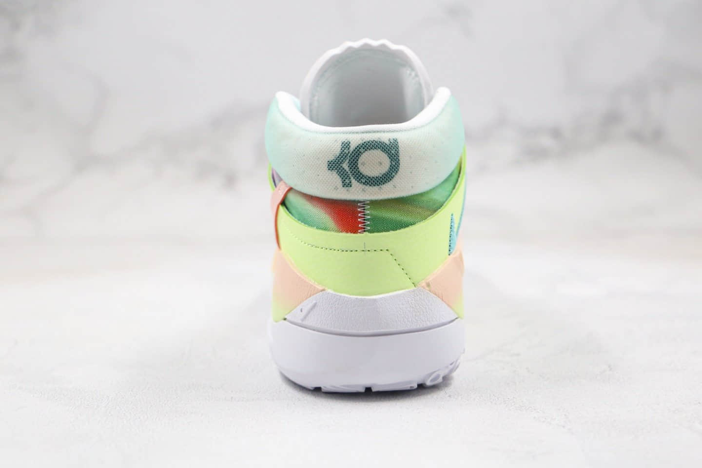 耐克Nike KD 13 Chill纯原版本杜兰特13代篮球鞋渐变绿粉色田园风扎染糖果色内置气垫支持实战 货号：CI9948-602