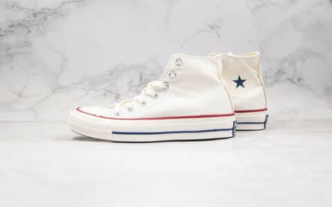 匡威CONVERSE ALL STAR J VTG 59 HI timeline 2020SS公司级版本日产版本高帮VTG粗边高帮米白色黑标帆布鞋原厂硫化大底正确硅蓝PU软中底