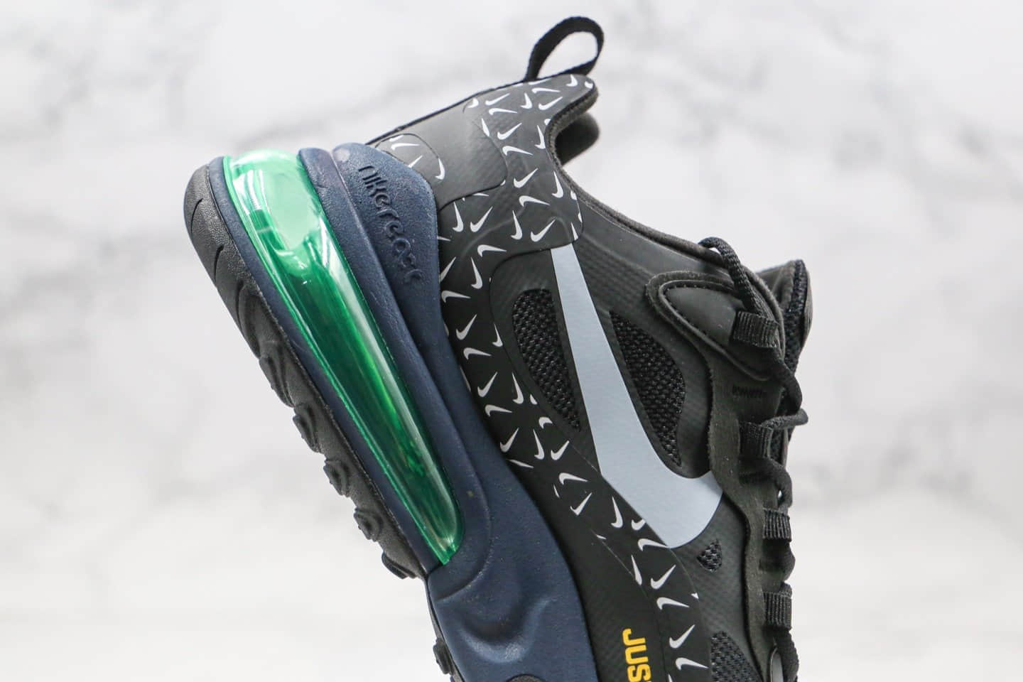 耐克Nike React Air Max 270 Just Do It纯原版本气垫鞋高桥盾网纱系列 