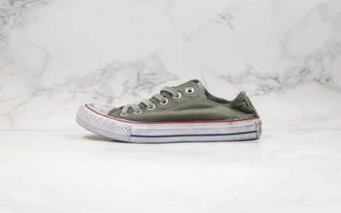 匡威Converse All Star Canvas Smoke High Top公司级版本全明星系列做旧烟熏脏脏鞋ins爆款 货号：159541F