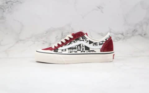 万斯Vans Style 36 Cecon SF公司级版本半月包头黑红白涂鸦印花红校车原厂硫化