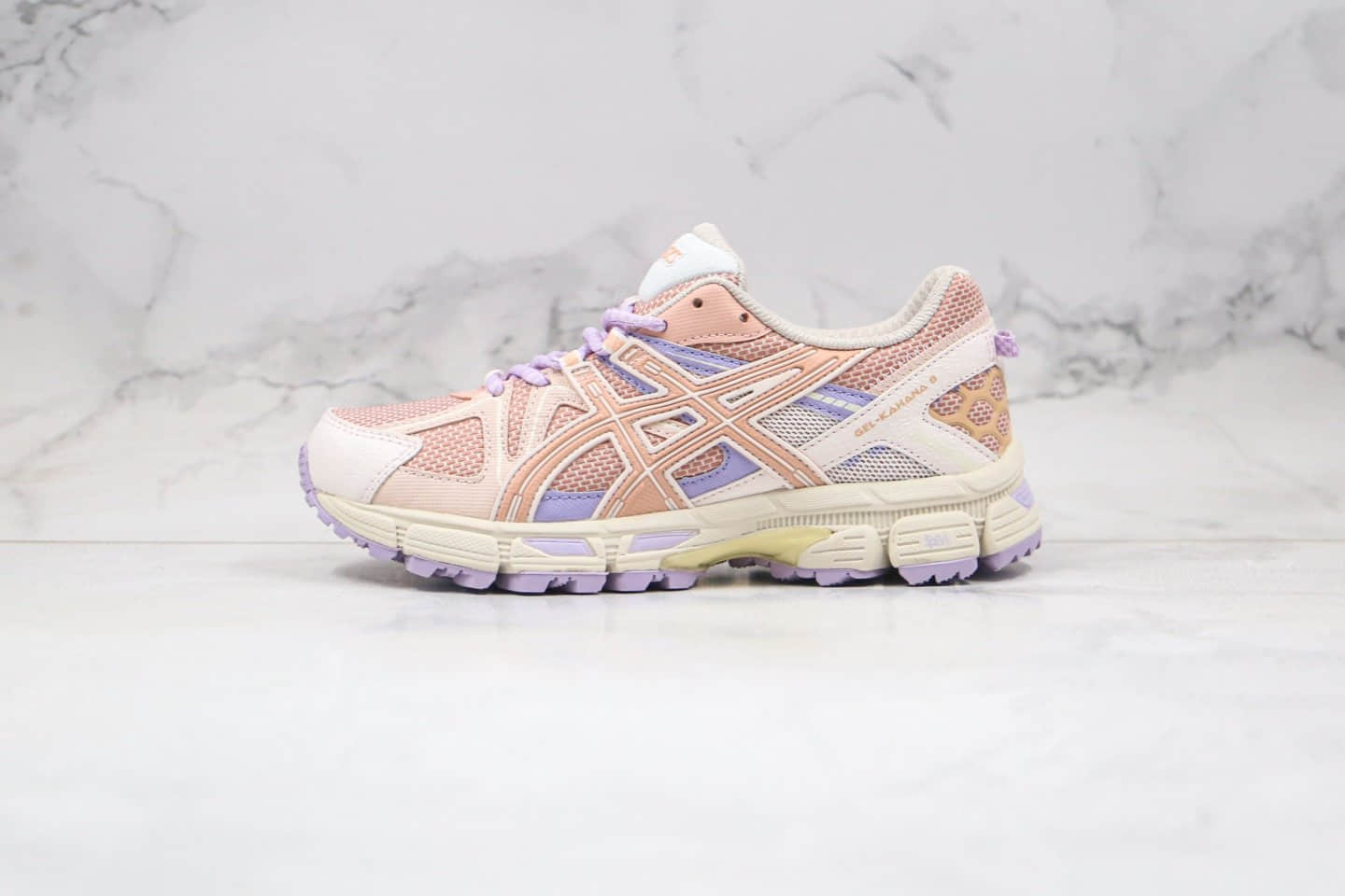 亚瑟士ASICS GEL-KAHANA 8纯原版本机能户外跑鞋藕粉色原鞋开模一比一打造 货号：1012A978-700