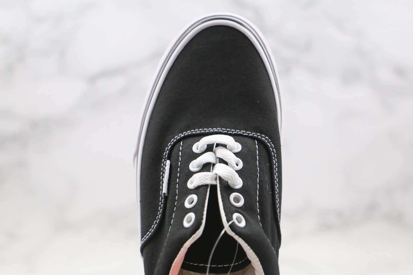 万斯Vans ERA公司级版本低帮黑白经典款帆布鞋原盒原标内置钢印