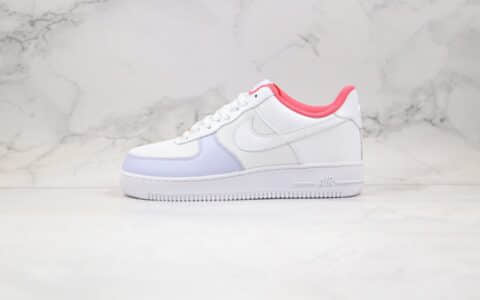 耐克Nike Air Force 1'07 Low cactus jack纯原版本低帮空军一号白紫粉红色内置气垫原盒原标 货号：AH9688-022