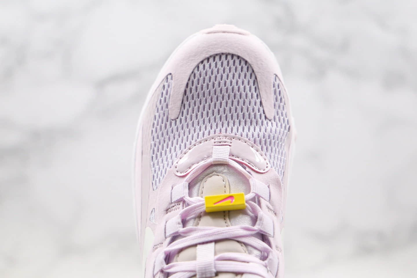 耐克Nike React Air Max 270V2纯原版本半掌气垫跑步鞋紫粉色内置真小潘气垫原盒原标 货号：CZ0374-500