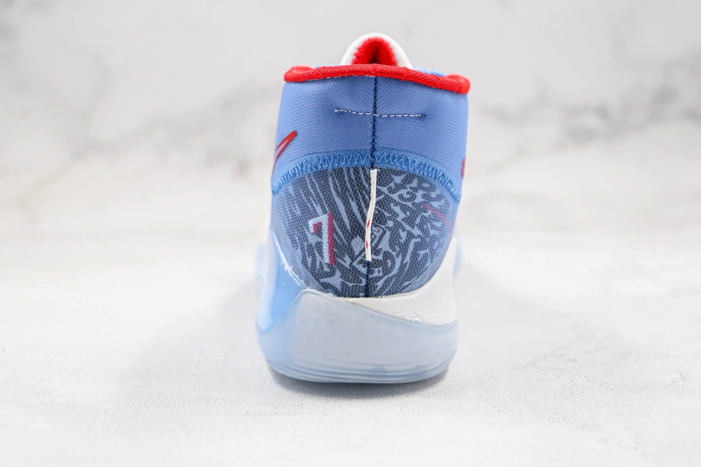耐克Nike Zoom KD12 EP SJX纯原版本杜兰特12代篮球鞋宝蓝色内置双层Zoom气垫支持实战 货号：CD4979-900