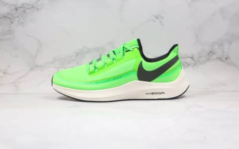 耐克Nike Air Zoom Winflo 6 Shield纯原版本登月6代网面透气跑步鞋荧光绿色区别市面通货版本 货号：BQ3190-301