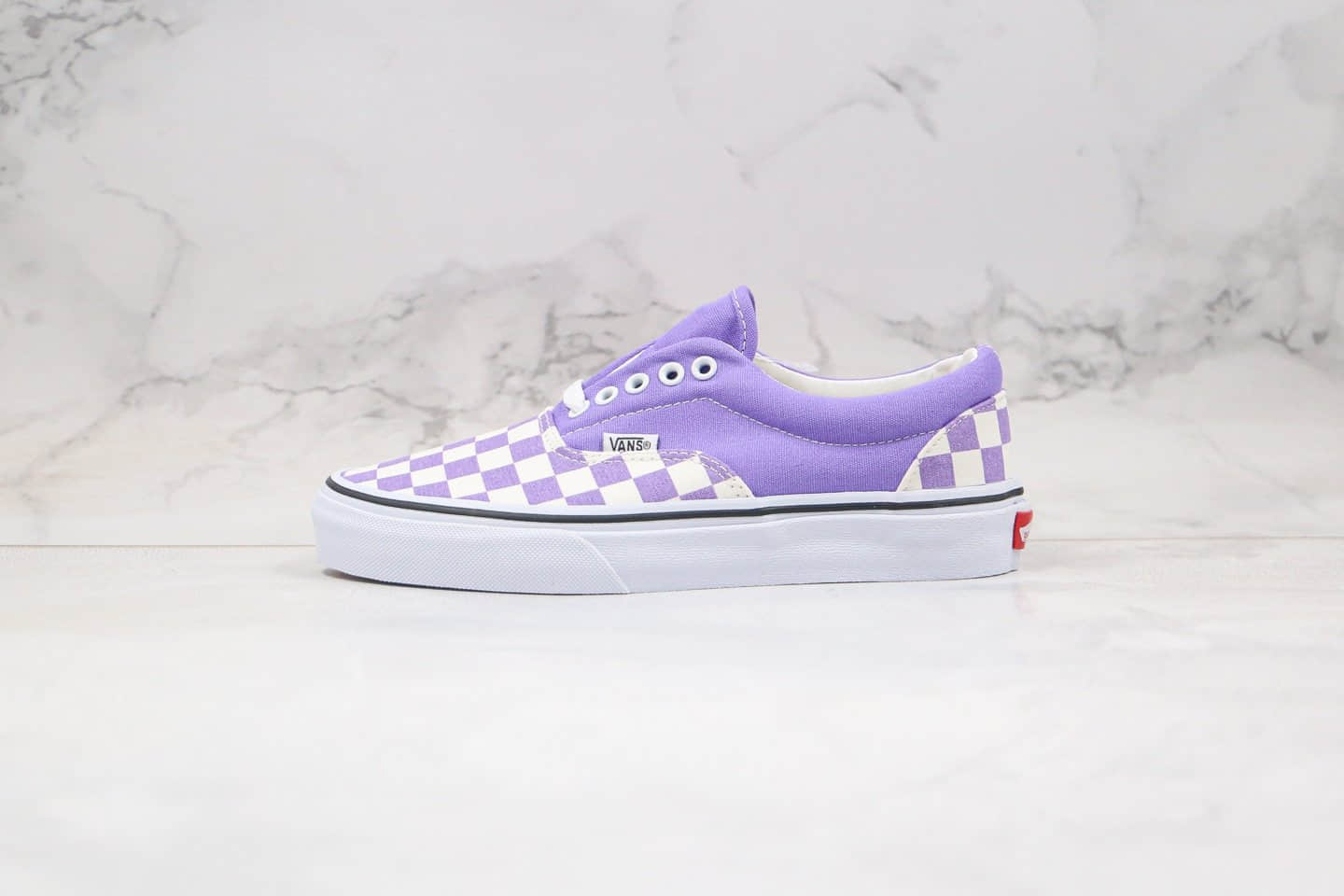 万斯VANS ERA公司级版本低帮硫化板鞋香芋紫棋盘格子原盒原标原代工厂出品