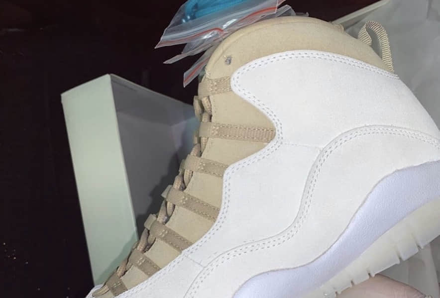 SoleFly x AJ10十周年纪念配色实物细节图曝光！看来又是高规格打造！ 货号：CW5854-200