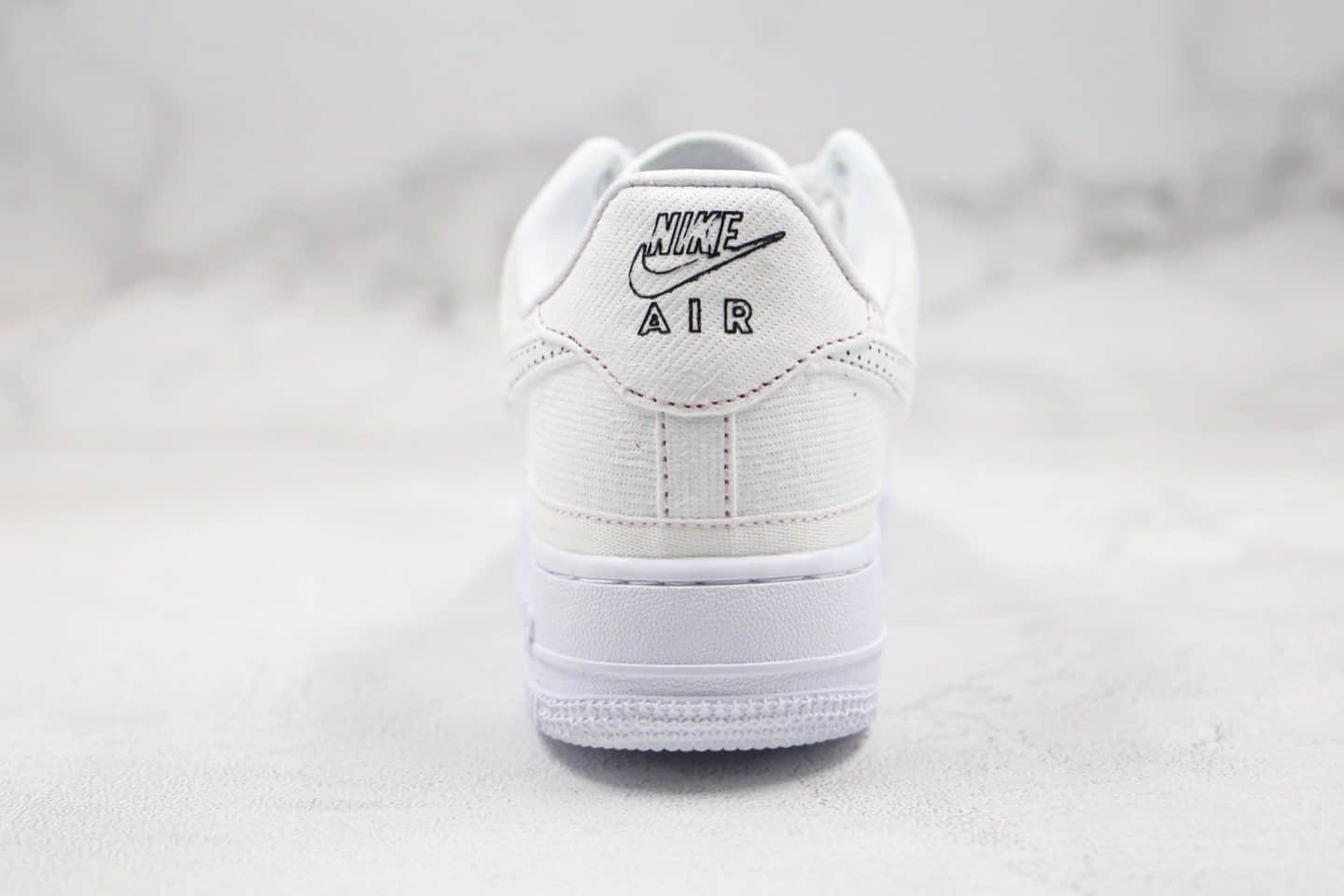 耐克Nike Air Force 1 Low纯原版本低帮空军一号虚线小剪刀撕撕乐帆布鞋内置气垫原楦头纸板打造 货号：CJ1650-101