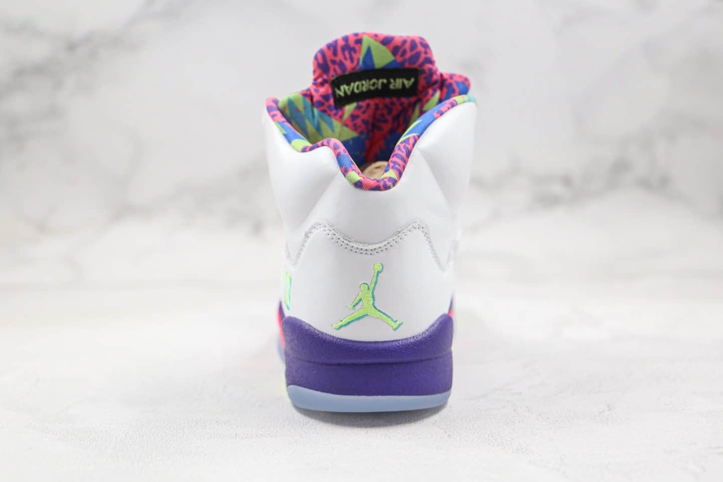 乔丹Air Jordan 5 Alternate Bel-Air纯原版本新鲜王子白紫色AJ5内置气垫原盒原标 货号：DB3335-100