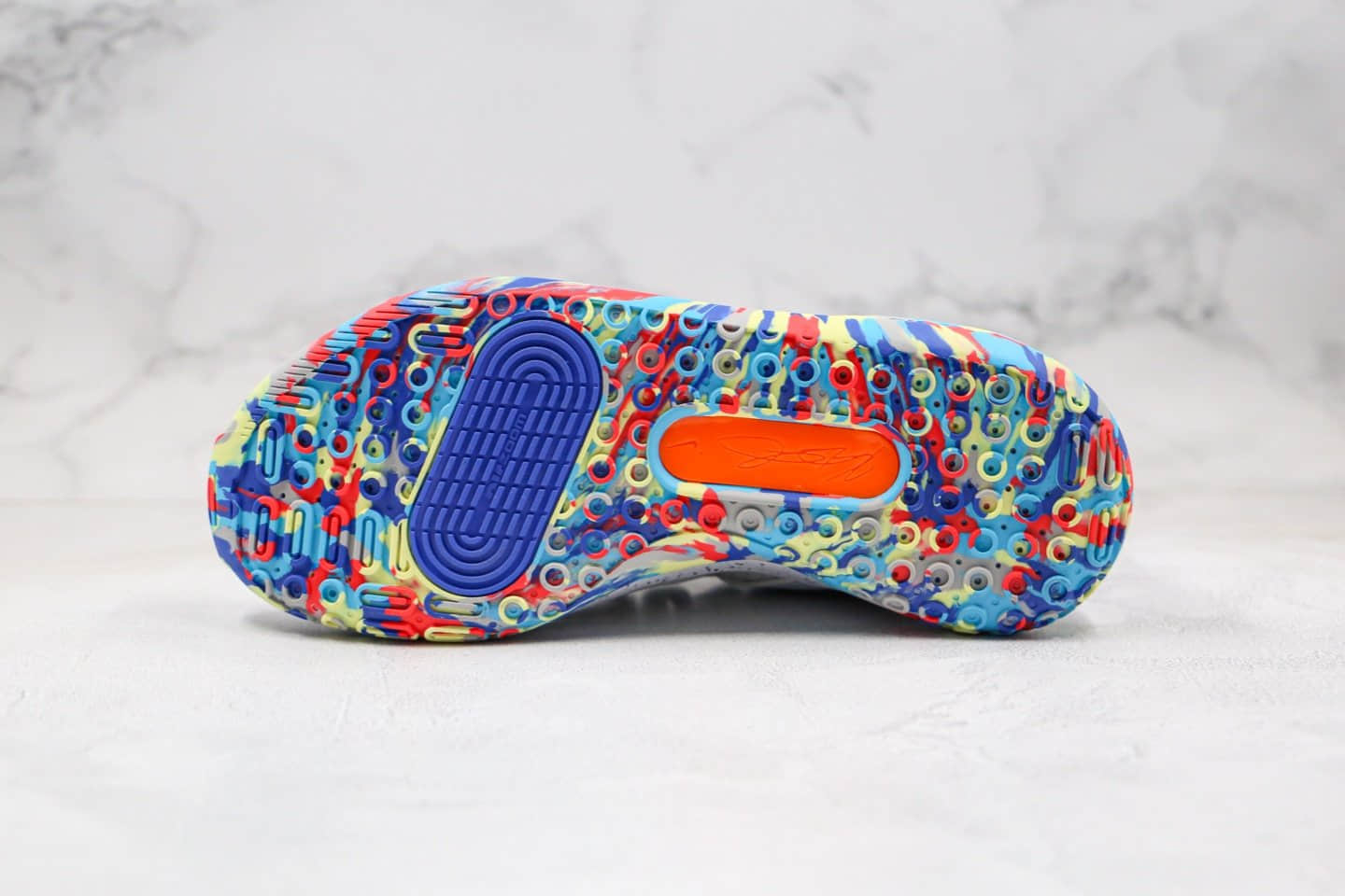 耐克Nike KD13 EP纯原版本杜兰特13代篮球鞋白彩虹配色内置气垫支持实战 货号：CI9949-001