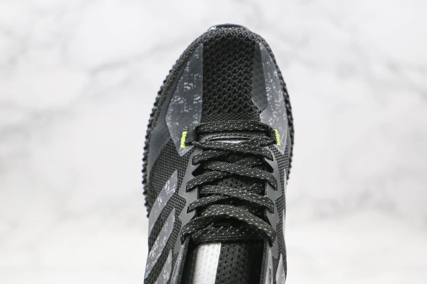 阿迪达斯Adidas Alphaedge 4D M纯原版本针织呼吸鞋面4D科技鞋底跑鞋黑色原盒配件原楦头纸板打造 货号：FW7093