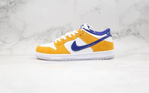 耐克Nike SB DUNK Low LASER ORANGE纯原版本低帮SB DUNK板鞋紫金湖人配色内置鞋垫Zoom气垫原楦头纸板打造 货号：BQ6817-800