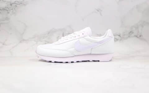 耐克Nike Daybreak SP Summit White Pale Ivory纯原版本华夫破晓系列慢跑鞋香芋白紫色紫外线原盒配件正确鞋面卡色 货号：CU3452-100