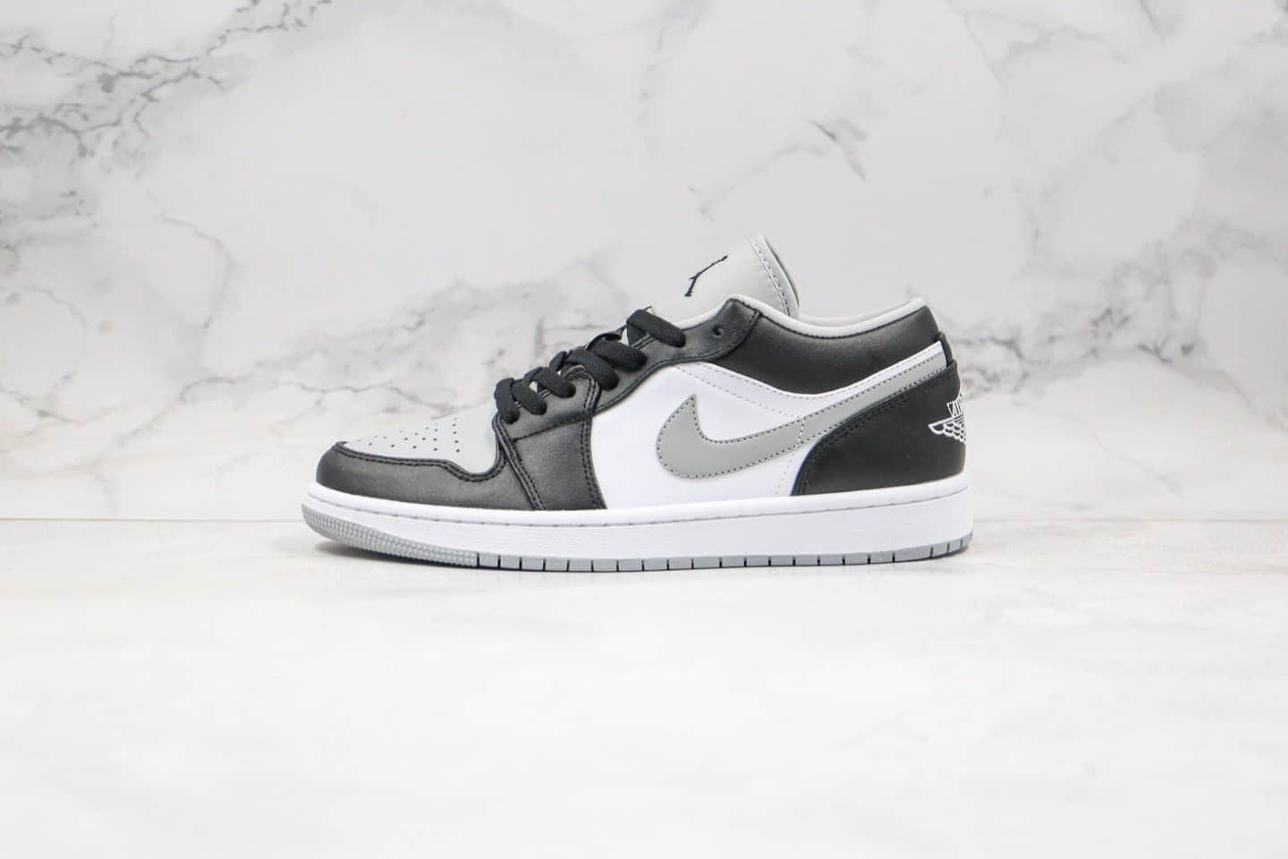 乔丹Air Jordan 1 Low Shadow纯原版本低帮AJ1酷灰配色灰黑脚趾内置气垫正确飞翼LOGO 货号：553558-039