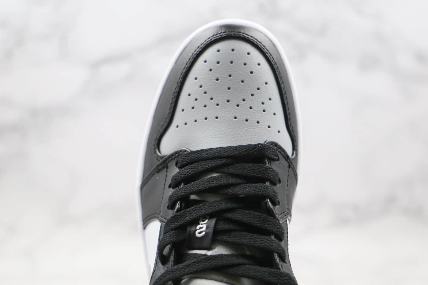 乔丹Air Jordan 1 Low Shadow纯原版本低帮AJ1酷灰配色灰黑脚趾内置气垫正确飞翼LOGO 货号：553558-039