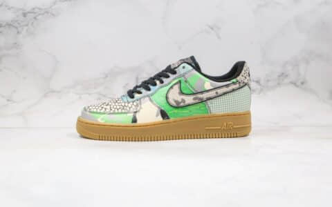 耐克Nike Air Force 1 Low City Of Dreams纯原版本低帮空军一号芝加哥主题豹纹野兽风格花纹拼接内置气垫原盒原标 货号：CT8441-002