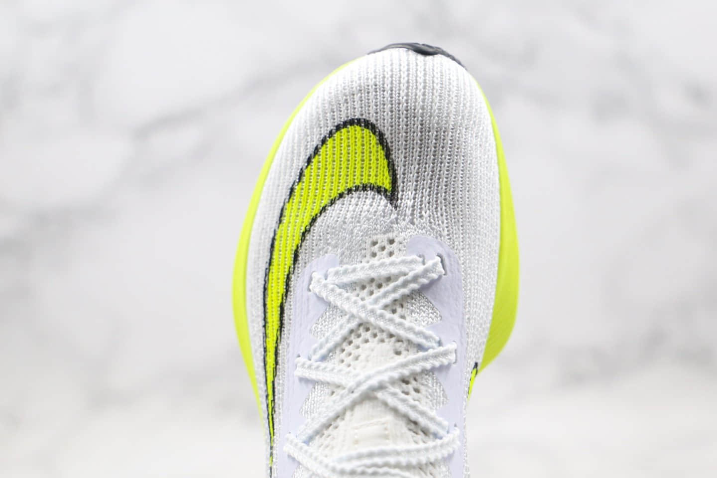 耐克Nike Air Zoom Alphafly NEXT%「破2」纯原版本马拉松慢跑鞋白黄色内置气垫真实碳板支持高强度长跑 货号：CI9925-013