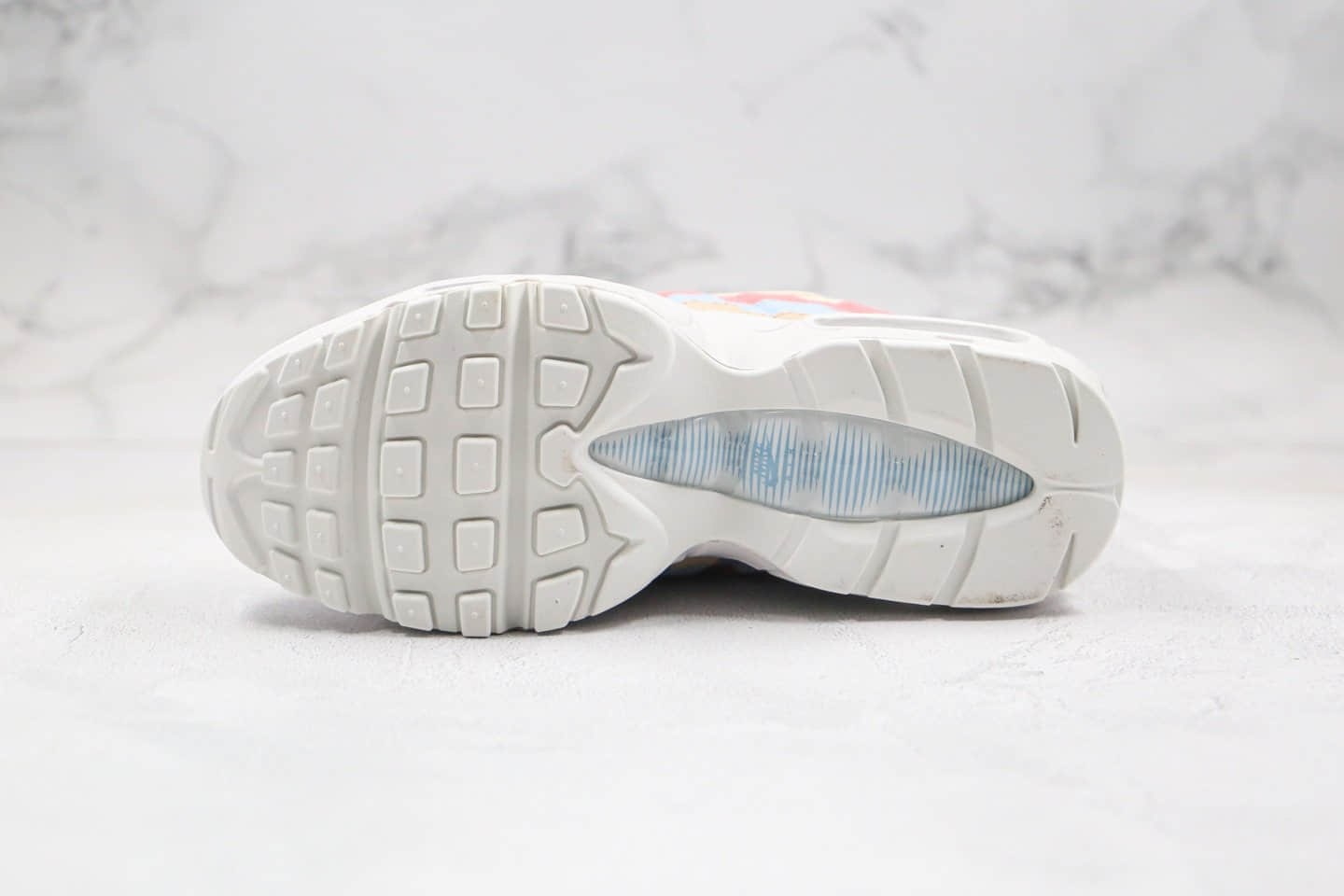 耐克Nike Air Max 95 Plant纯原版本樱花粉棕色Max95气垫鞋粗布红蓝粉棕内置气垫原鞋开模一比一打造 货号：CD7142-800