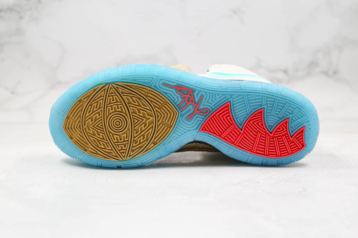 耐克Nike Kyrie 6 Golden Mummy xConcepts纯原版本欧文6代联名款埃及法老木乃伊配色内置气垫支持实战 货号：CU5572-149