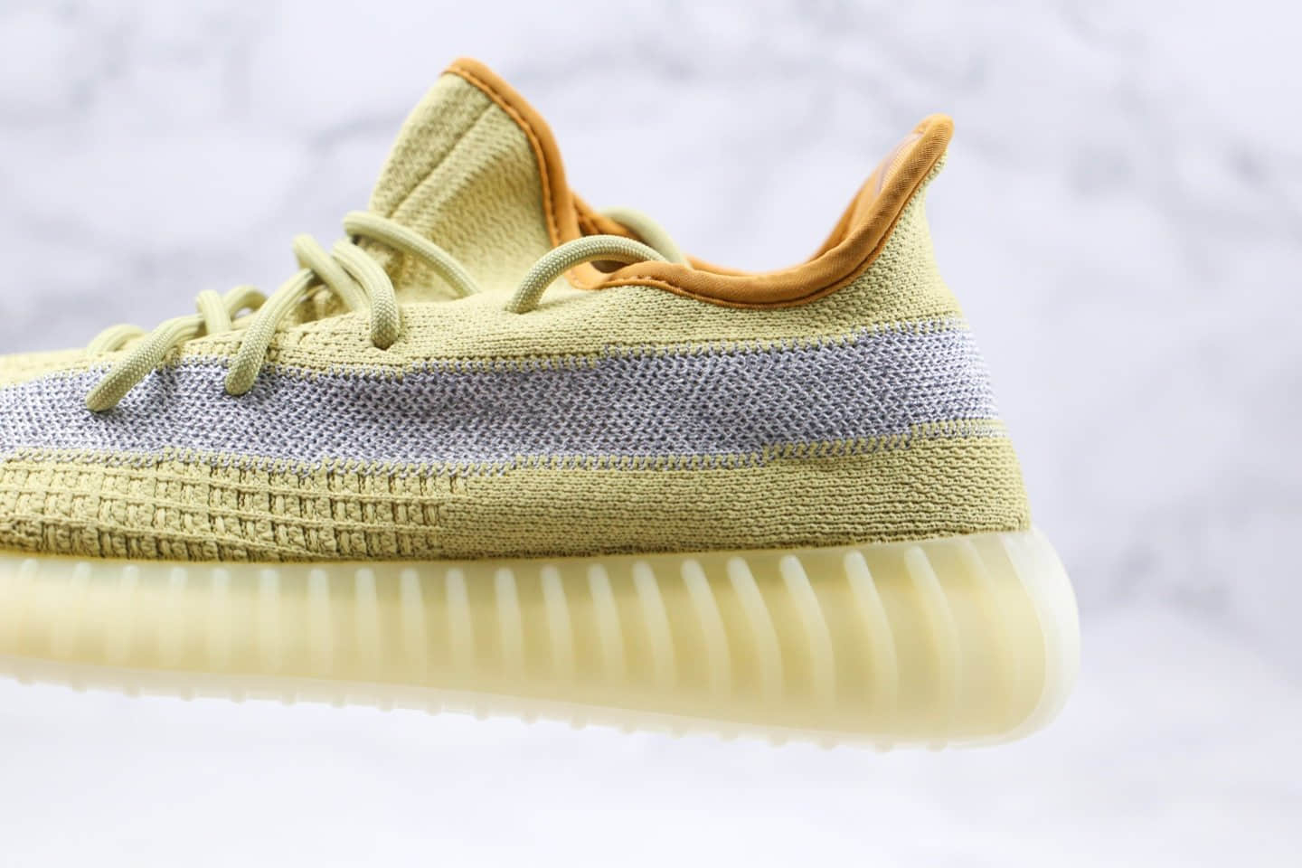 阿迪达斯Adidas Yeezy 350 Boost V2 Desert Sage纯原版本椰子350V2丁黄侧透满天星原厂巴斯夫爆米花大底 货号：FX9034